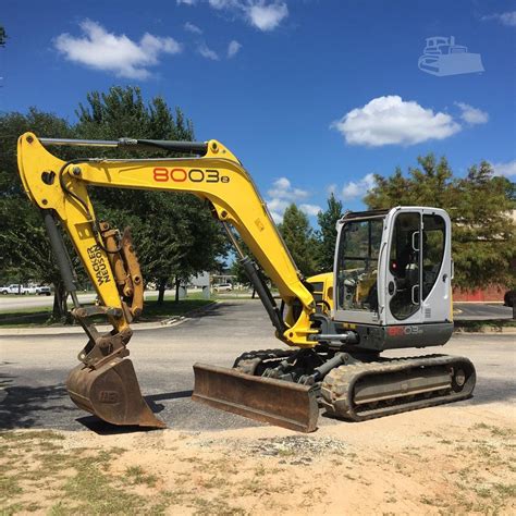 wacker neuson mini excavator for sale|wacker neuson 8003 excavator.